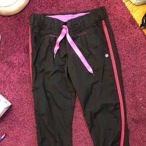 LULULEMON black track pants